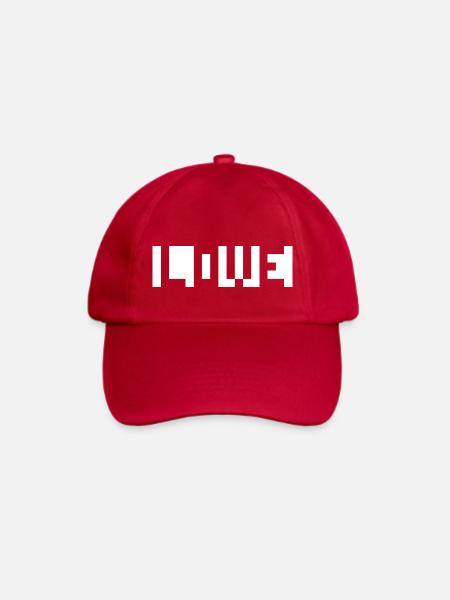 Pixel love - Baseballkappe - klassisch Rot