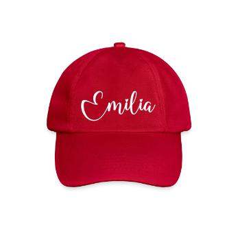 emilia name - Baseballkappe - klassisch Rot - Vorne