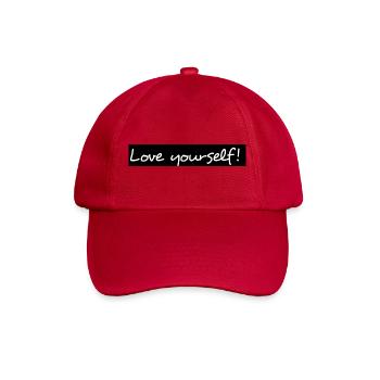 Love yourself! - Baseballkappe - klassisch Rot - Vorne