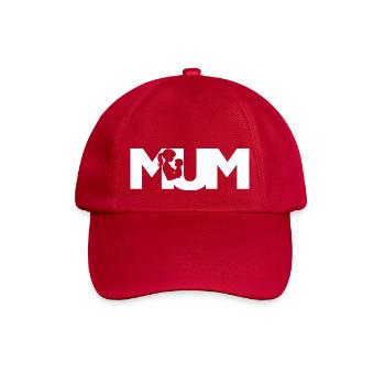 MUM - Baseballkappe - klassisch Rot - Vorne