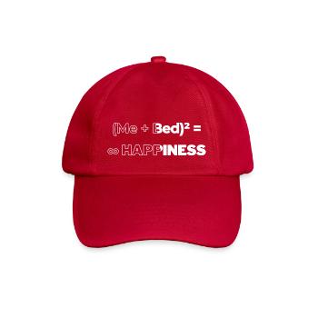 Happiness - Baseballkappe - klassisch Rot - Vorne