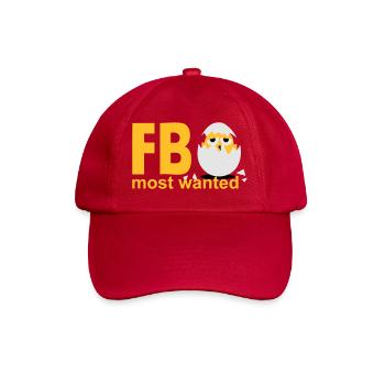 Küken Ei most wanted - Baseballkappe - klassisch Rot - Vorne