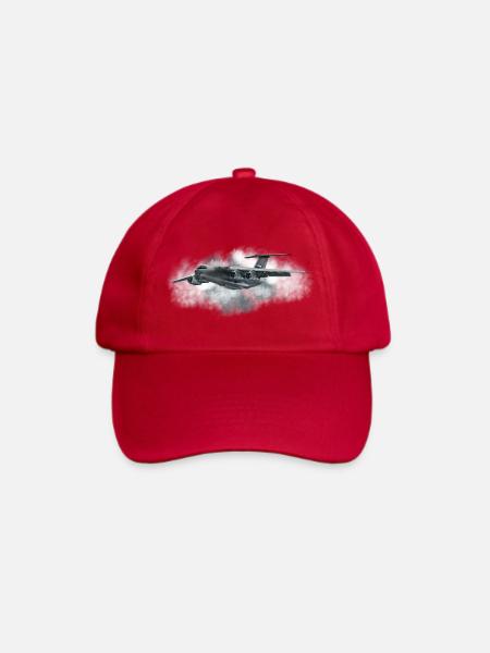 Transportflugzeug - Baseballkappe - klassisch Rot