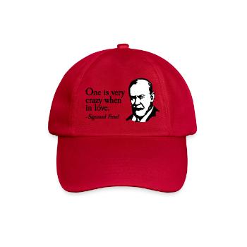 Sigmund Freud Sprüch One Junggesellenabschied JGA - Baseballkappe - klassisch Rot - Vorne