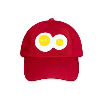 spiegeleier smile - Baseballkappe - klassisch Rot - Vorne