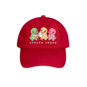 Sprachtherapeut Logopäde Logopädie - Baseballkappe - klassisch Rot - Vorne