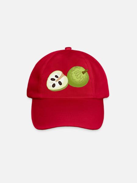 Puddingapfel-Scheibe Pop-Art - Baseballkappe - klassisch Rot