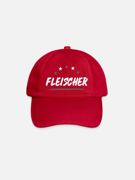 Fleischer Beruf - Baseballkappe - klassisch Rot