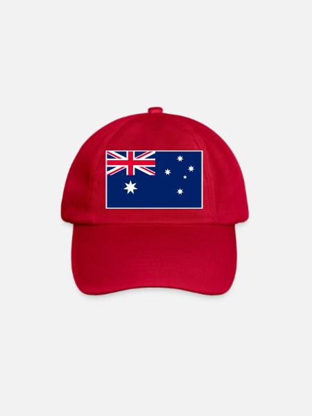 Australia Flag Classic Frame - Baseballkappe - klassisch Rot
