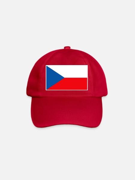 Czech Republic Flag Classic Frame - Baseballkappe - klassisch Rot