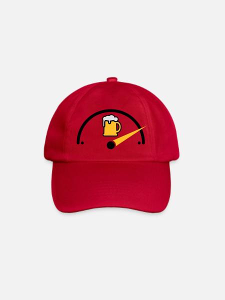Bier voll - Baseballkappe - klassisch Rot