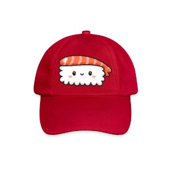 Kawaii Sushi Food Lover - Baseballkappe - klassisch Rot - Vorne