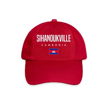 Sihanoukville Kambodscha Khmer - Baseballkappe - klassisch Rot - Vorne
