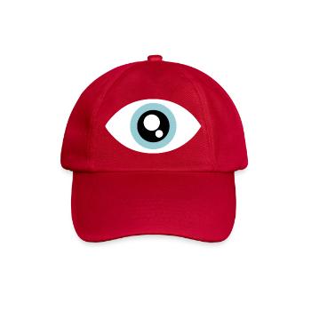 Aqua Eye Minimal Circle - Baseballkappe - klassisch Rot - Vorne