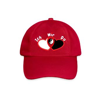 Liebespaar - Baseballkappe - klassisch Rot - Vorne