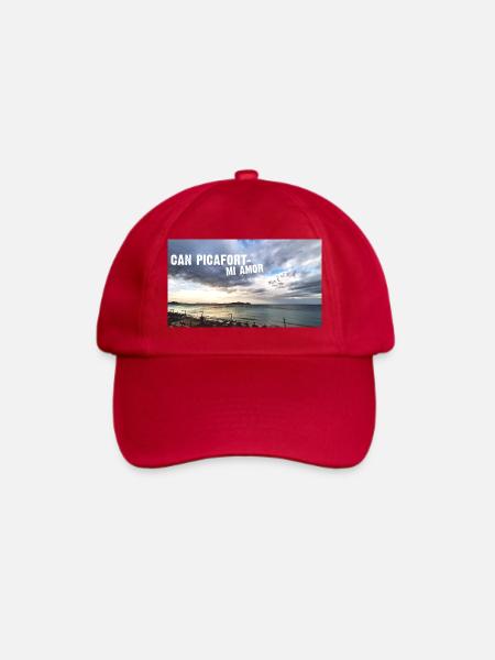Strandsonnenuntergang Liebe Mallorca Can Picafort - Baseballkappe - klassisch Rot
