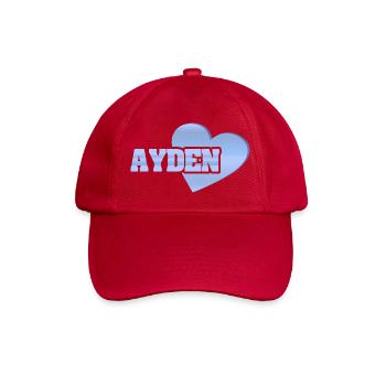 Love Ayden - Baseballkappe - klassisch Rot - Vorne
