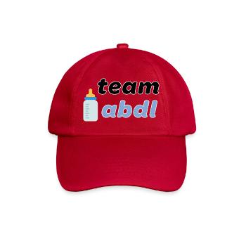 Team ABDL - Baseballkappe - klassisch Rot - Vorne