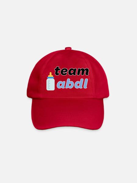 Team ABDL - Baseballkappe - klassisch Rot