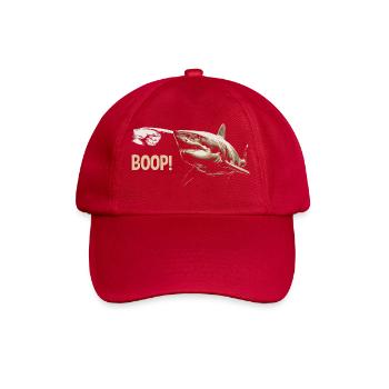 Funny Shark Boop The Snoot Animal Humor - Baseballkappe - klassisch Rot - Vorne