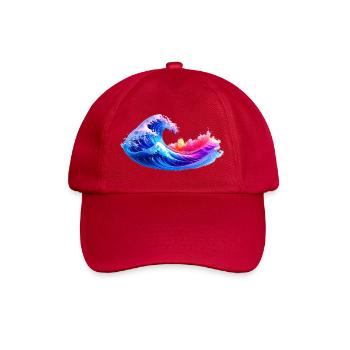 waves - Baseballkappe - klassisch Rot - Vorne