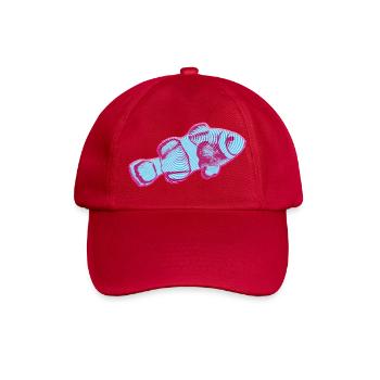 KapaKala Fisch Design - Baseballkappe - klassisch Rot - Vorne