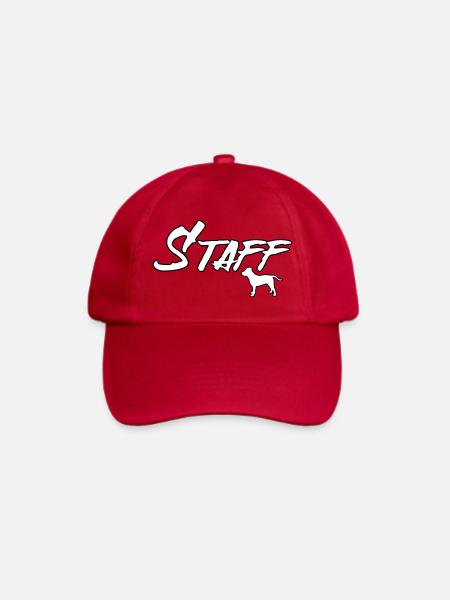 Staff Staffordshire Terrier Staffy Staffie - Baseballkappe - klassisch Rot