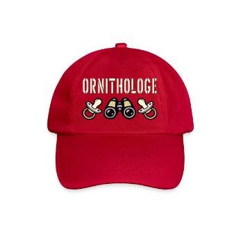 Ornithologe Papa - Baby verkünden - Baseballkappe - klassisch Rot - Vorne