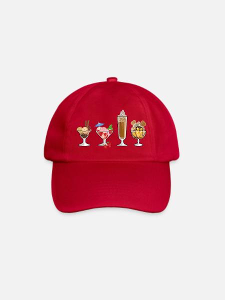 Eis, Eis - Eiszeit - Baseballkappe - klassisch Rot