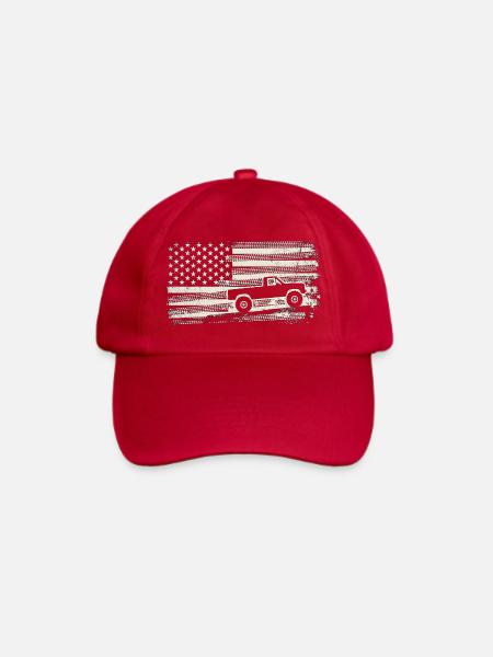 Flaggierter Pickup Offroad-Spirit - Baseballkappe - klassisch Rot