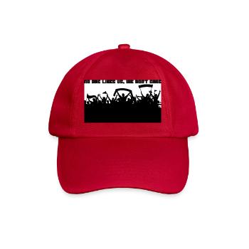 Fussball Fans Ultras - Baseballkappe - klassisch Rot - Vorne