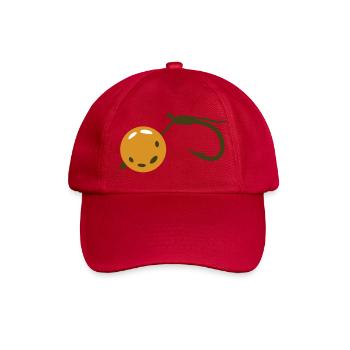 Boilie Angelhaken Icon - Baseballkappe - klassisch Rot - Vorne