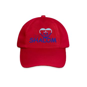 Shalom Geschenk - Baseballkappe - klassisch Rot - Vorne