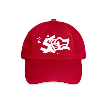 Nie wieder Faschismus, nie wieder Krieg - Baseballkappe - klassisch Rot - Vorne