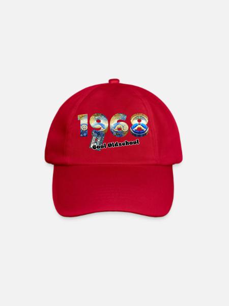 1968 Jahrgang Retro Vintage – Kassette – Cool Olds - Baseballkappe - klassisch Rot