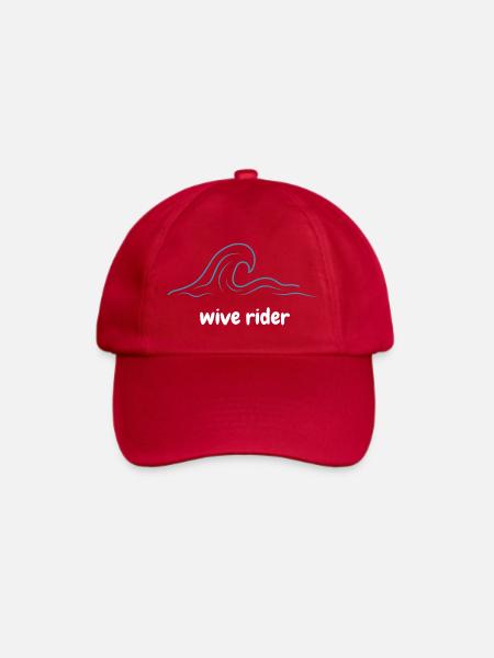 Wave rider - Baseballkappe - klassisch Rot