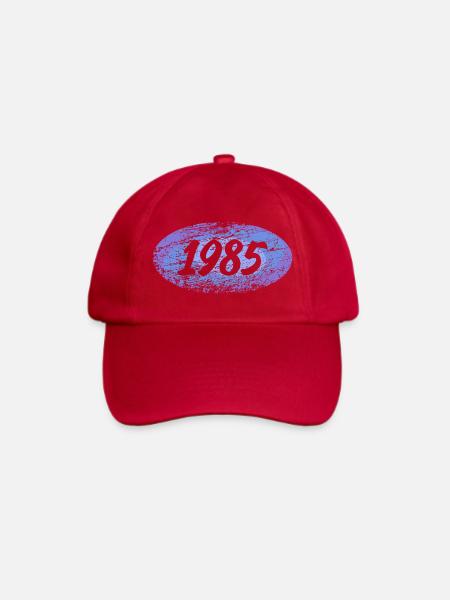 1985 - Baseballkappe - klassisch Rot