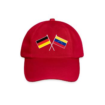 Germany and Venezuela Friendship Flags - Baseballkappe - klassisch Rot - Vorne