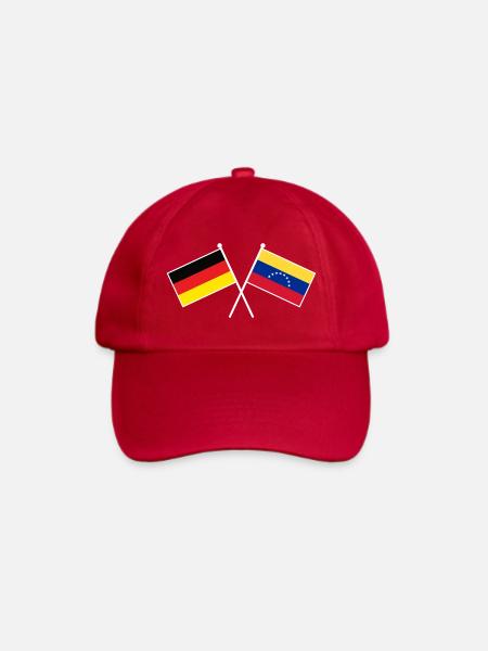 Germany and Venezuela Friendship Flags - Baseballkappe - klassisch Rot