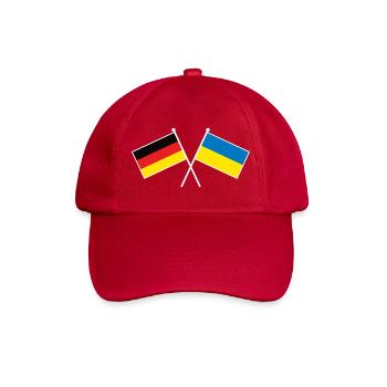 Germany x Ukraine Friendship Flags - Baseballkappe - klassisch Rot - Vorne