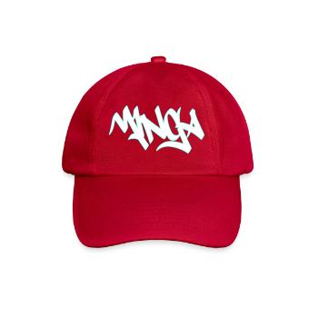 Minga Graffiti Neon Outline München - Baseballkappe - klassisch Rot - Vorne