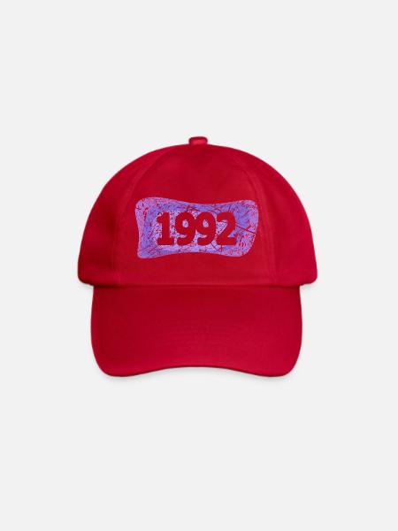 Uni 1992 - Baseballkappe - klassisch Rot