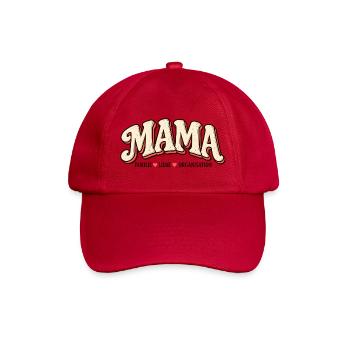 Mama Familienmanagerin seit immer | Mama Geschenk - Baseballkappe - klassisch Rot - Vorne