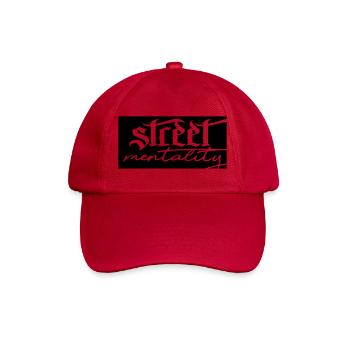 street mentality - Baseballkappe - klassisch Rot - Vorne