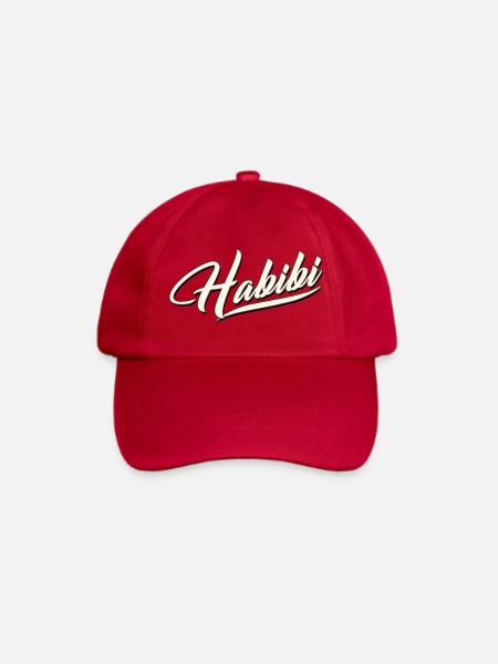 habibi liebling schatz freundin beste besti liebe - Baseballkappe - klassisch Rot