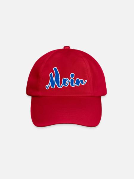 Moin - Baseballkappe - klassisch Rot