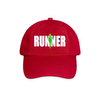 Runner - Baseballkappe - klassisch Rot - Vorne