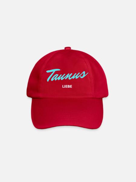 Taunusliebe goes 80s (mit weiß) - Baseballkappe - klassisch Rot
