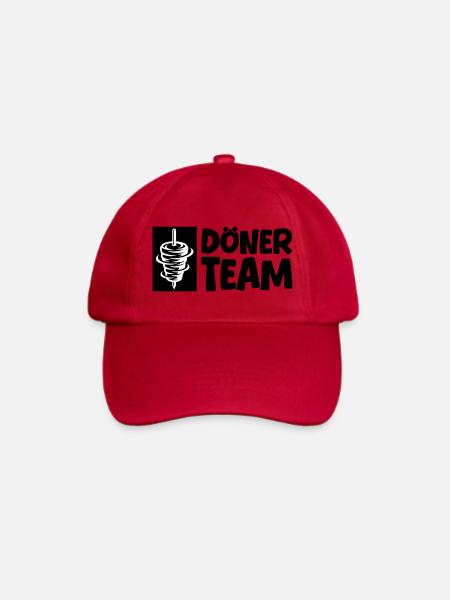 Döner Team - Baseballkappe - klassisch Rot