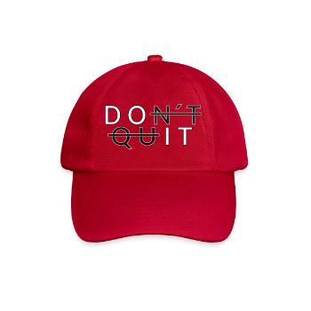 Don´t Quit _Do It - Baseballkappe - klassisch Rot - Vorne